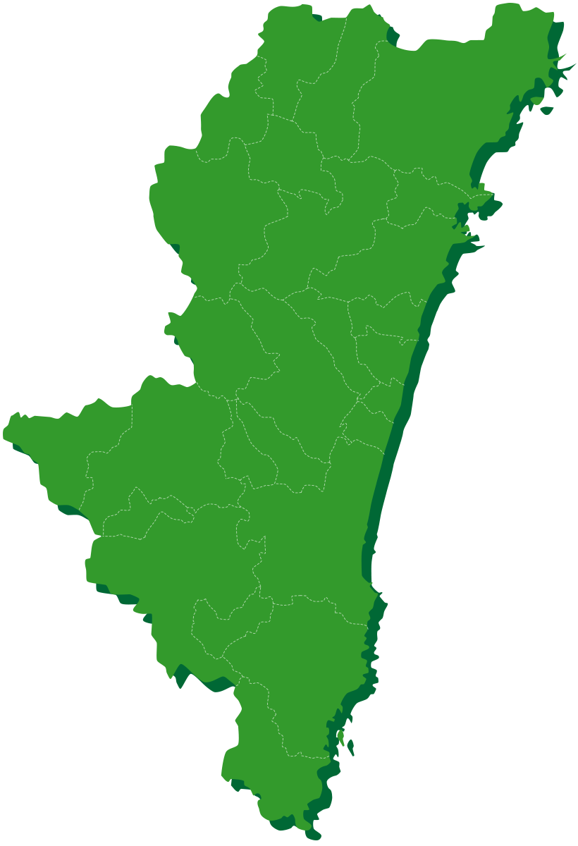 宮崎県地図